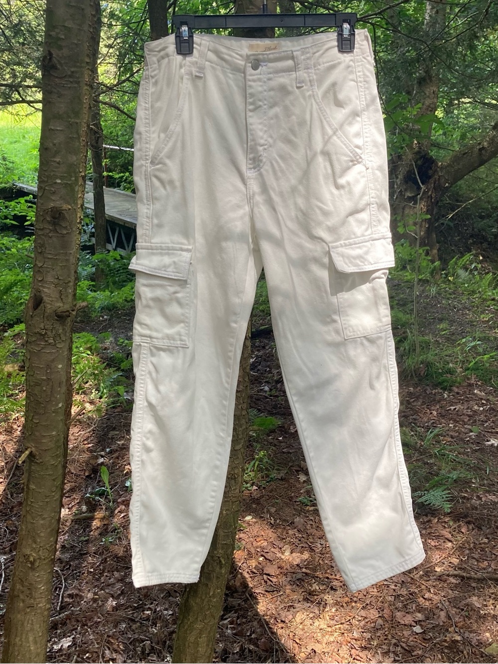 Universal Thread Size 4/R 100% Cotton White Boyfriend Jeans!